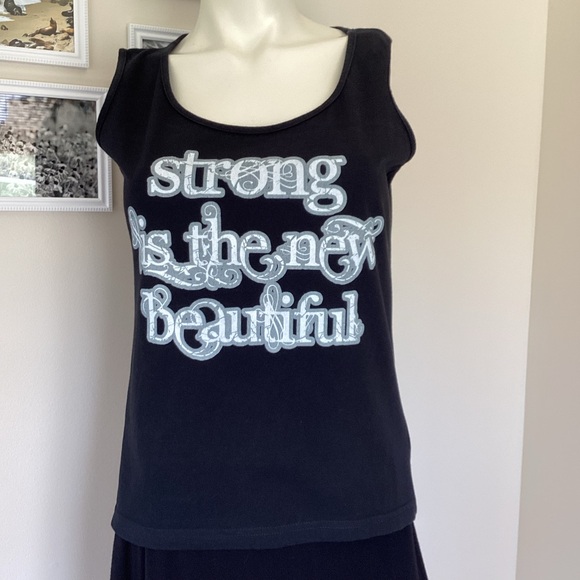LAT Graphic Tank Top. - Picture 1 of 7